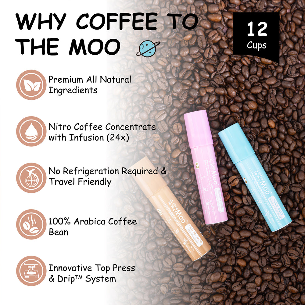 Coffee to the Moo - Skinny Moo (12 Cups)