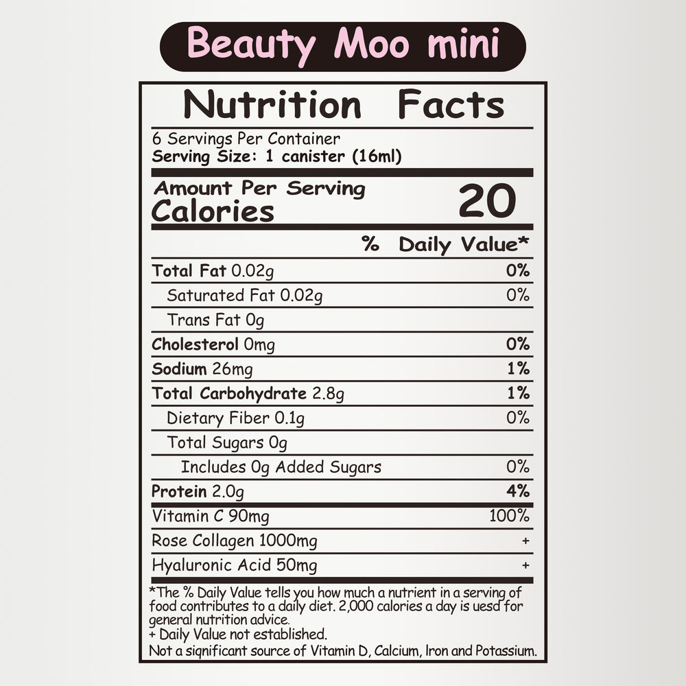 Collagen Coffee | Coffee to the Moo Nitro Cold Brew - Beauty Moo Mini (6 Cups)