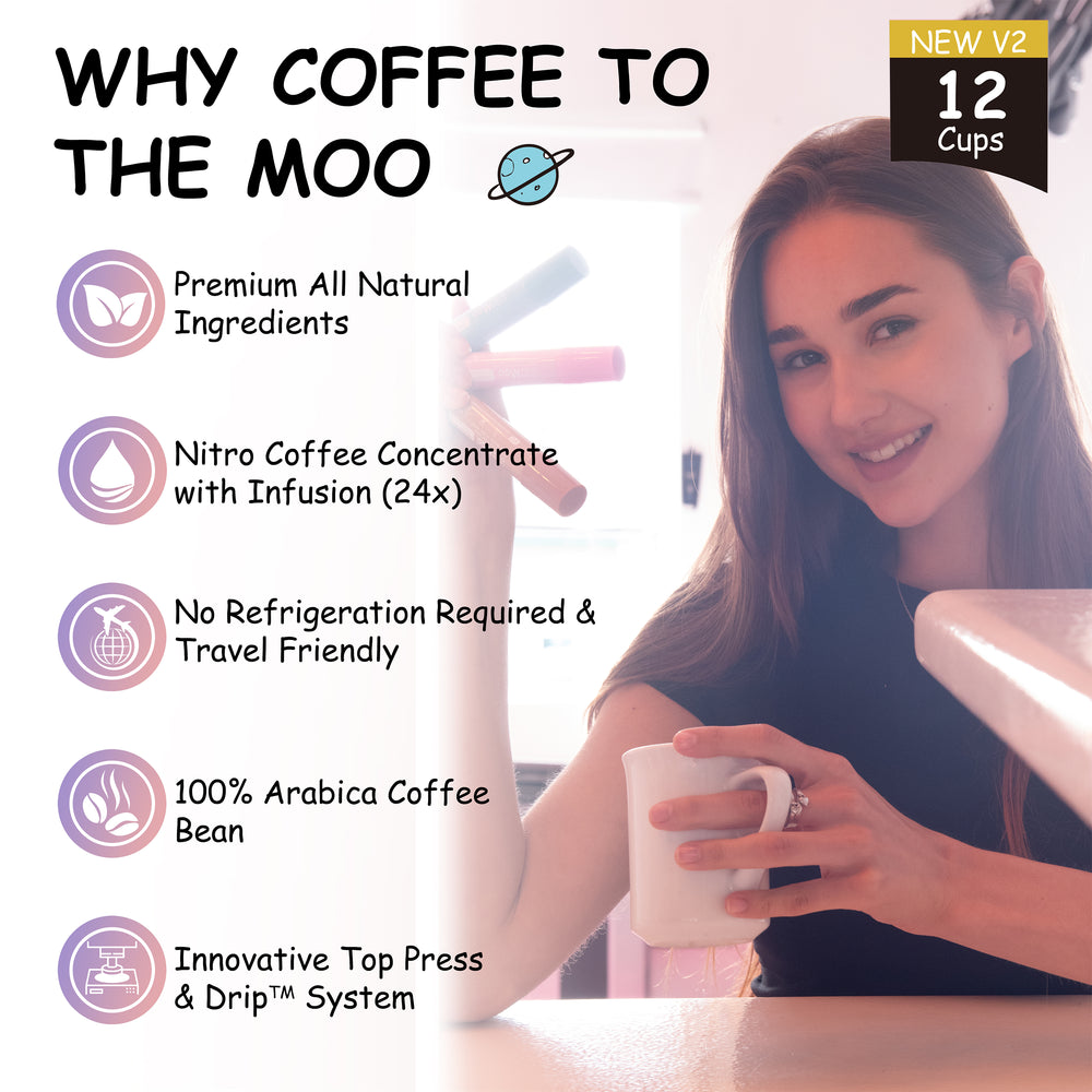 Coffee to the Moo V2 - Trifacta Pack (12 Cups)